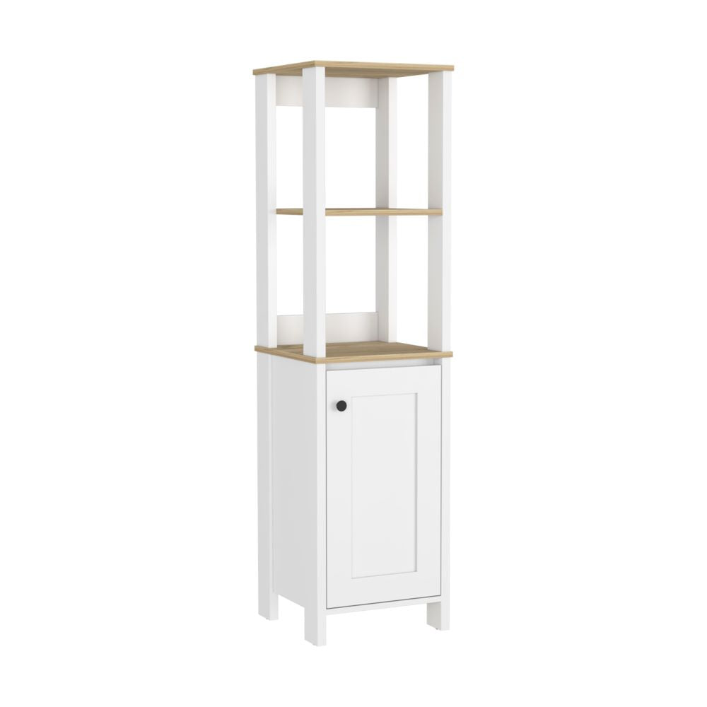 Mueble Optimizador Bath BI Color Duna y Blanco Para Baño