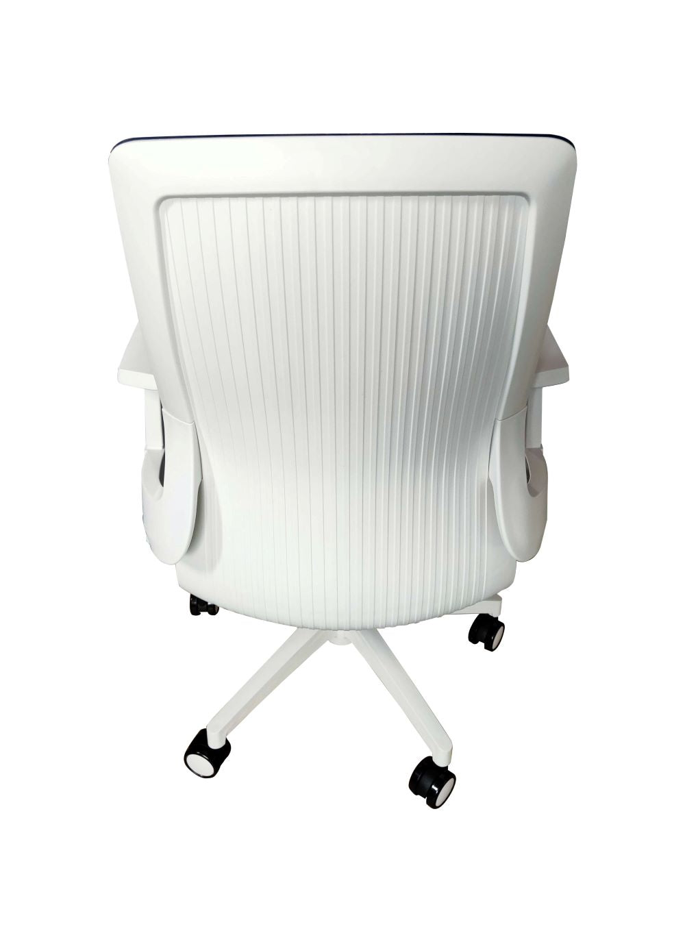 Silla Ejecutiva Chloe Color Blanco y Azul Para Oficina