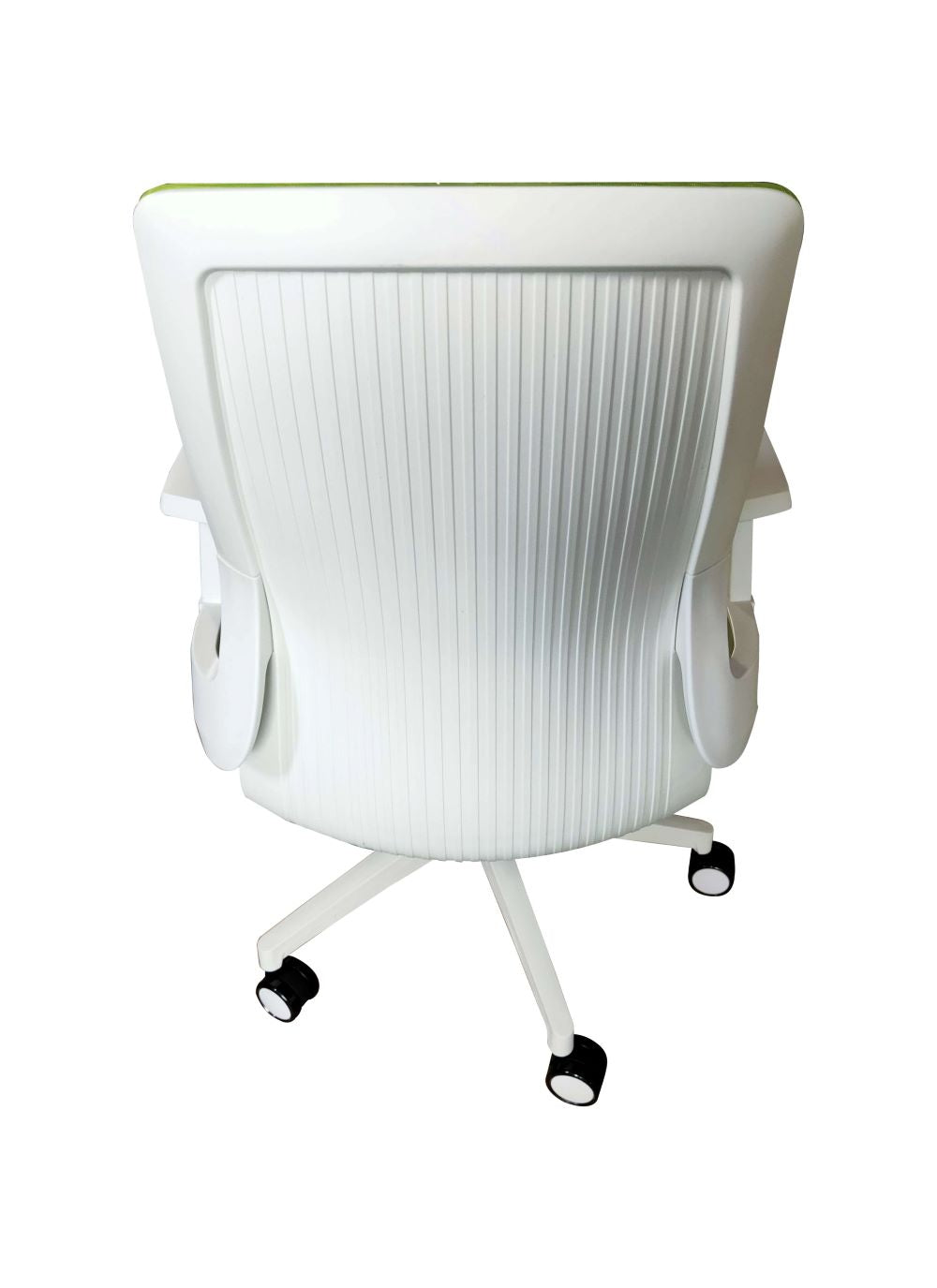 Silla Ejecutiva Chloe Color Blanco y Verde Para Oficina