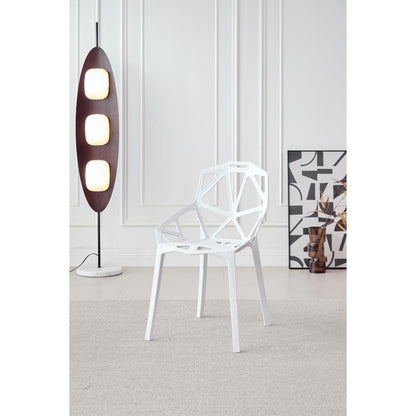 Silla Roxy, Color Blanco, con Espaldar y Diseño Moderno