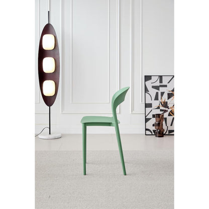 Silla Patrick, Color Verde Oliva, con Espaldar y Diseño Moderno