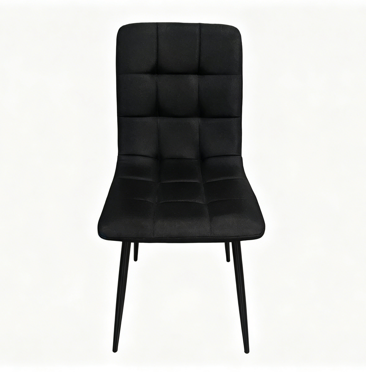 Set de 4 Sillas Flex, Color Negro, con Espaldar y Diseño Moderno