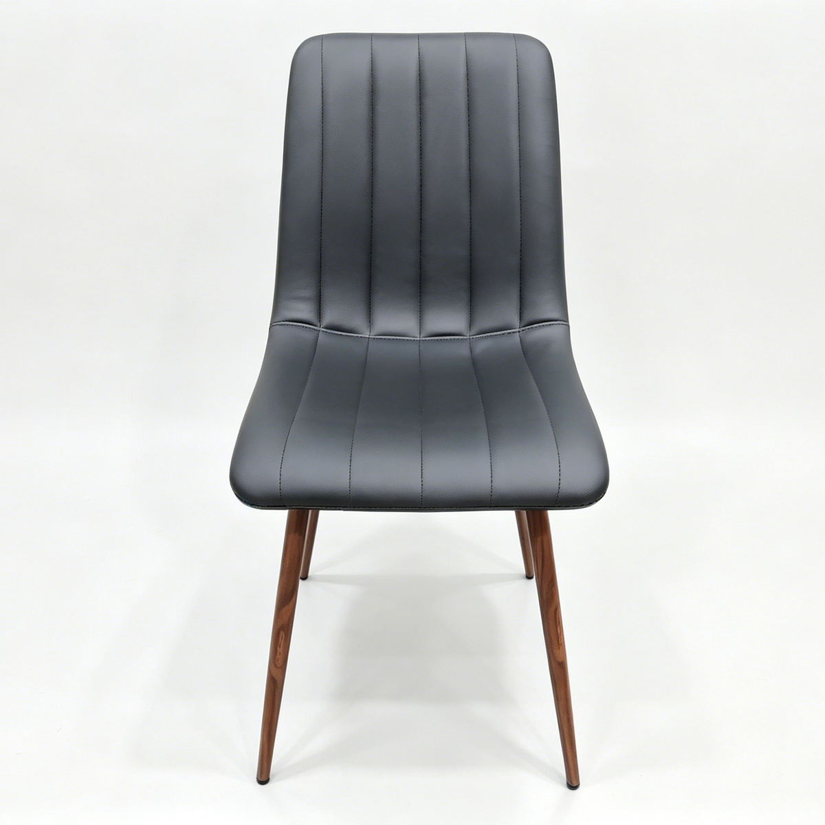 Set de 4 Sillas de Comedor Positano, Negro, Con espaldar y diseño Moderno