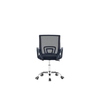 Silla Oficina X-60A, Wengue, con Cómodo Espaldar y Rodachines