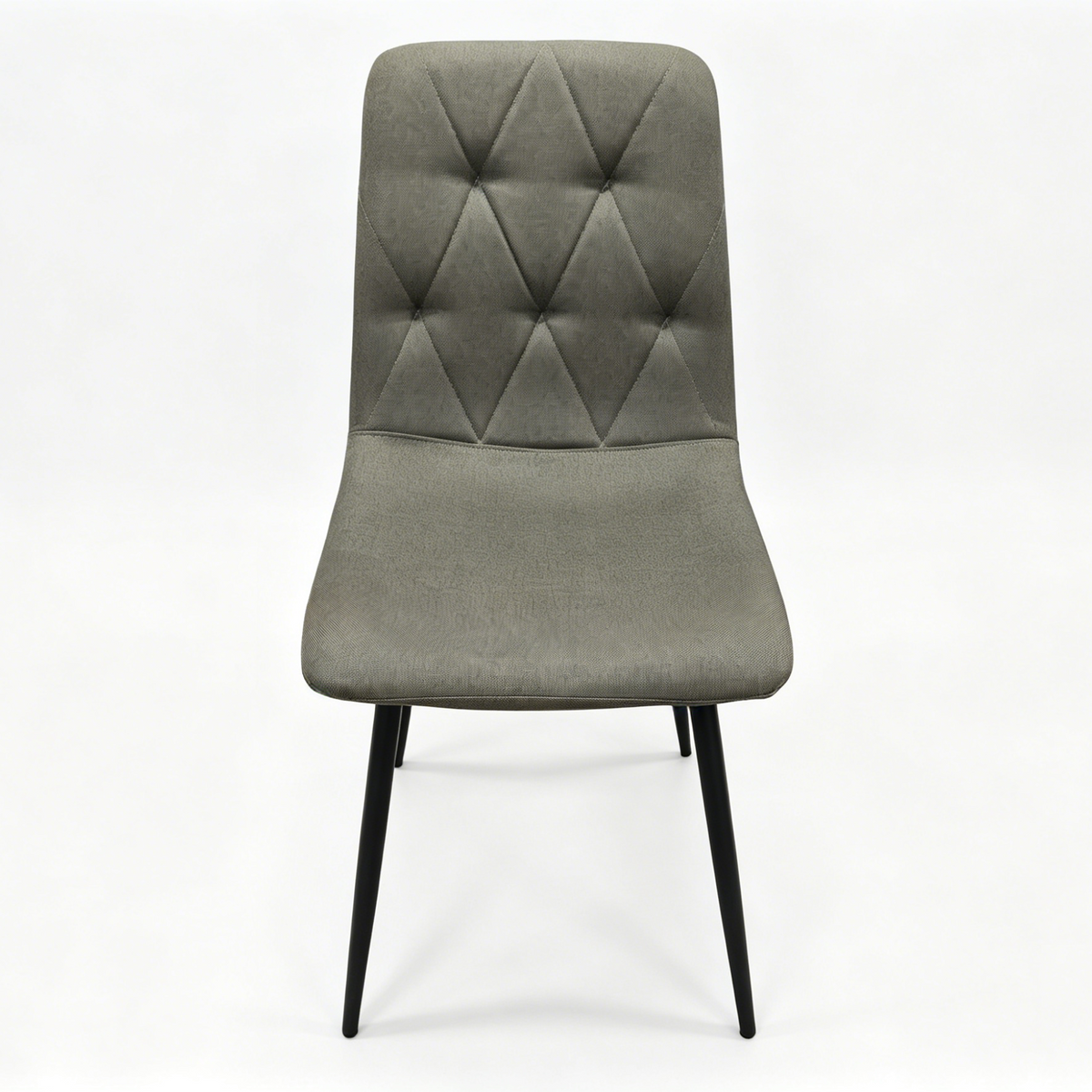Set de 4 Sillas de Comedor Napoles, Gris Carbón, con Espaldar y Diseño Moderno