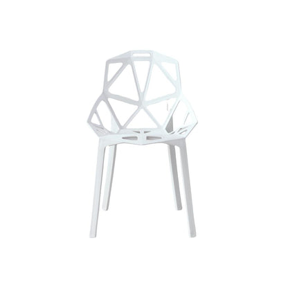 Silla Roxy, Color Blanco, con Espaldar y Diseño Moderno