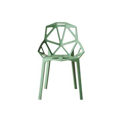 Silla Roxy, Color Verde, con Espaldar y Diseño Moderno