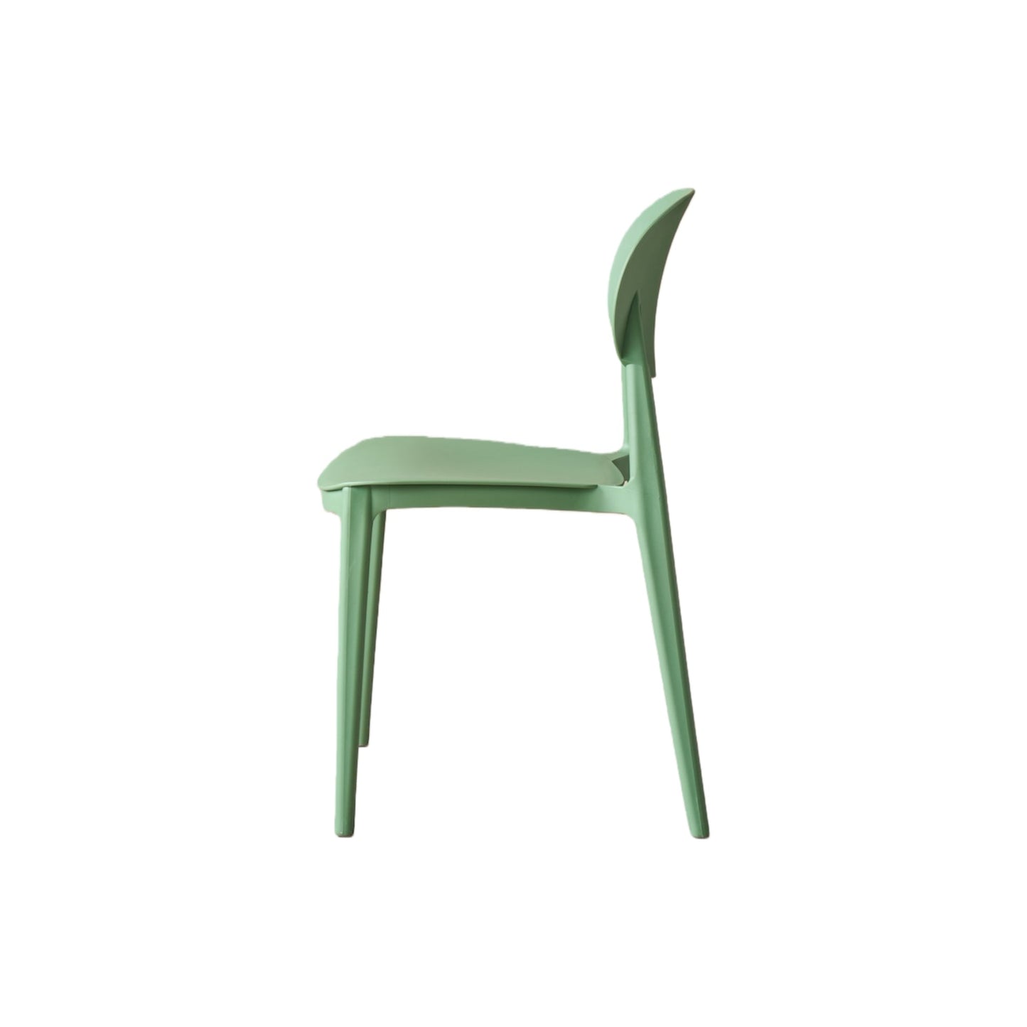 Silla Milán, Color Verde, con Espaldar y Diseño Moderno