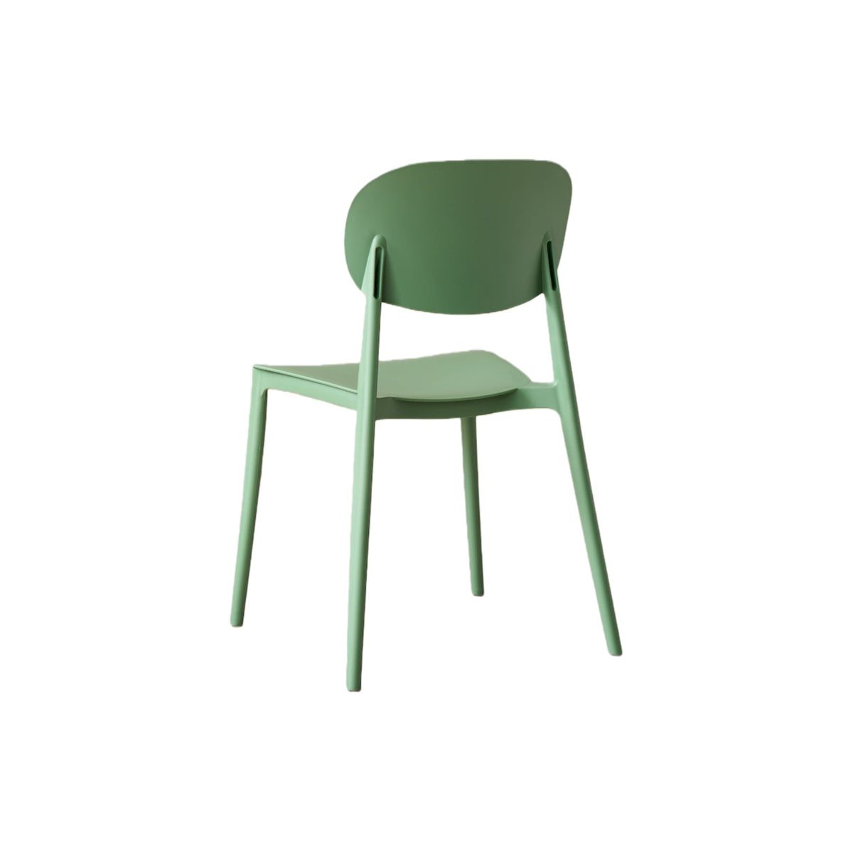 Silla Milán, Color Verde, con Espaldar y Diseño Moderno