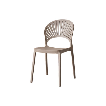 Silla Paraíso, Color Taupe, con Espaldar y Diseño Moderno