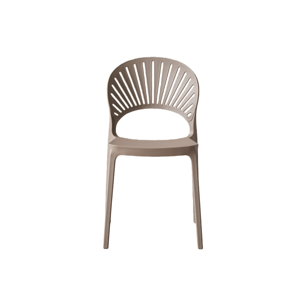 Silla Paraíso, Color Taupe, con Espaldar y Diseño Moderno