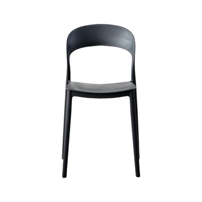 Silla Patrick, Color Negro, con Espaldar y Diseño Moderno