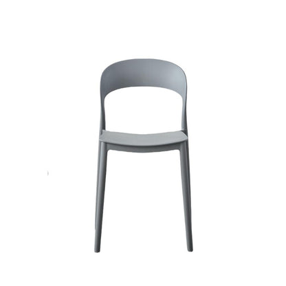 Silla Patrick, Color Gris Oscuro, con Espaldar y Diseño Moderno