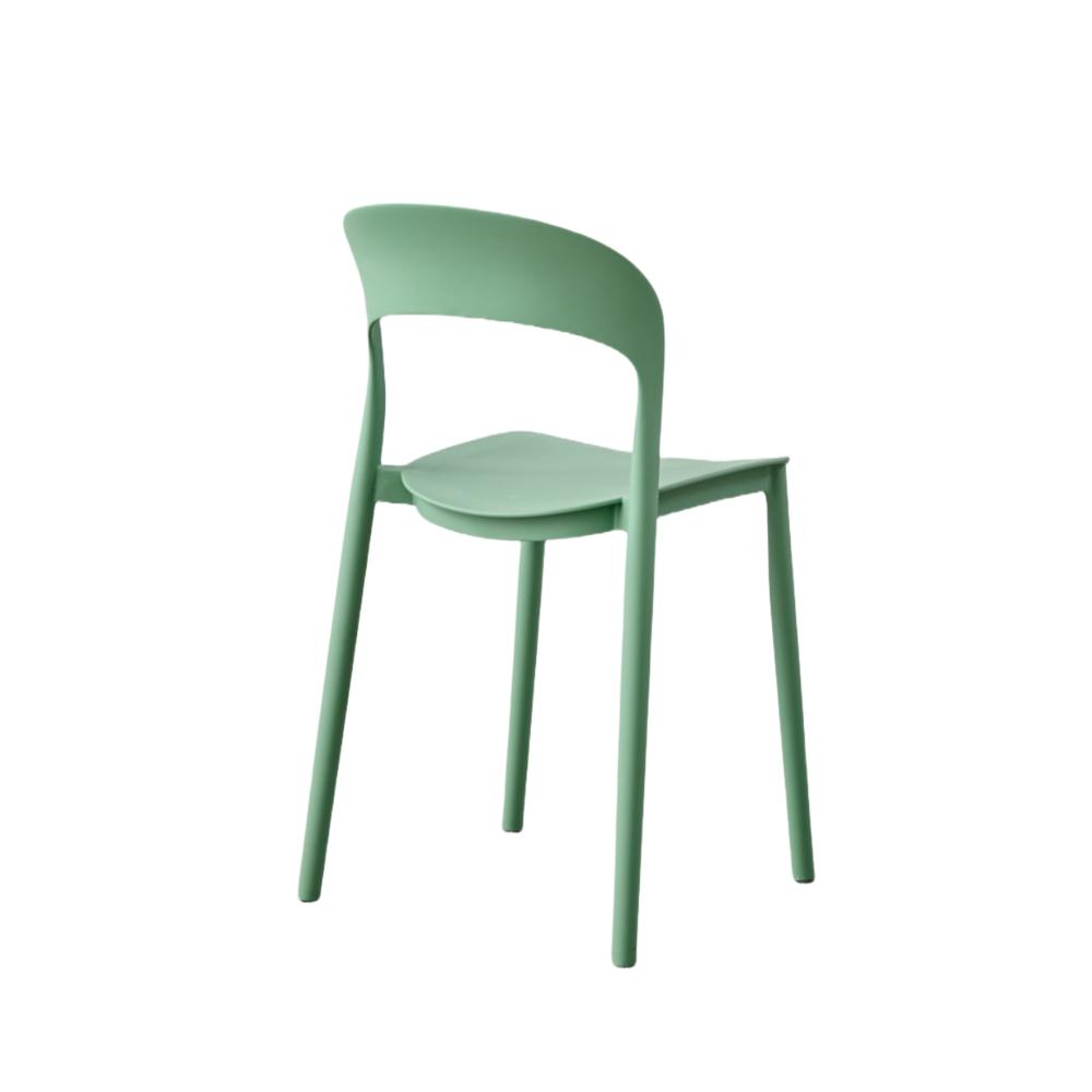 Silla Patrick, Color Verde Oliva, con Espaldar y Diseño Moderno