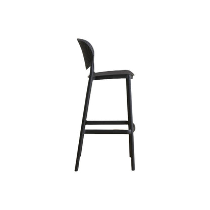 Silla para Bar Río, Color Negro, Diseño Moderno