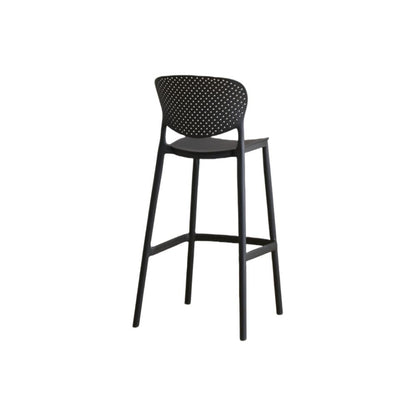 Silla para Bar Río, Color Negro, Diseño Moderno