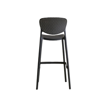 Silla para Bar Río, Color Negro, Diseño Moderno