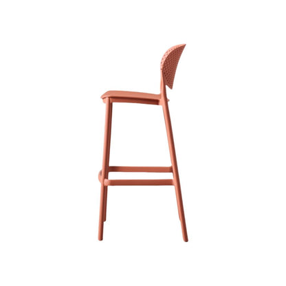 Silla para Bar Río, Color Terracota, Diseño Moderno