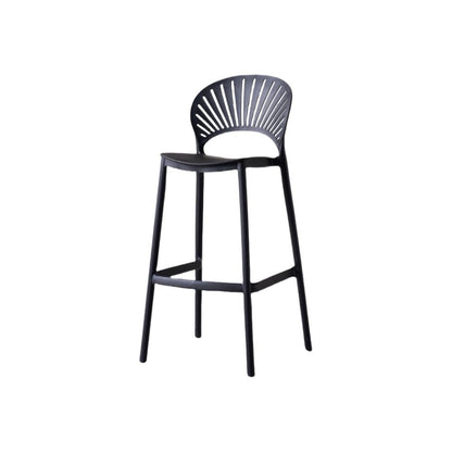 Silla para Bar Paraíso, Color Negro, Diseño Moderno