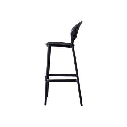 Silla para Bar Paraíso, Color Negro, Diseño Moderno