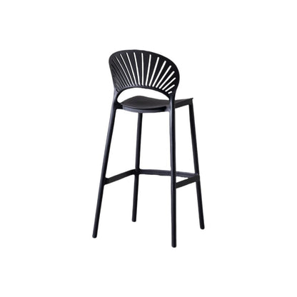 Silla para Bar Paraíso, Color Negro, Diseño Moderno