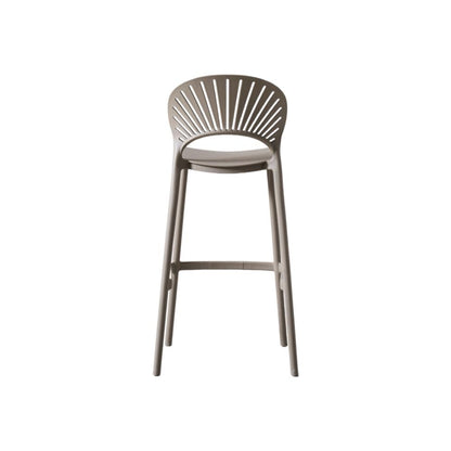 Silla para Bar Paraíso, Color Taupe, Diseño Moderno