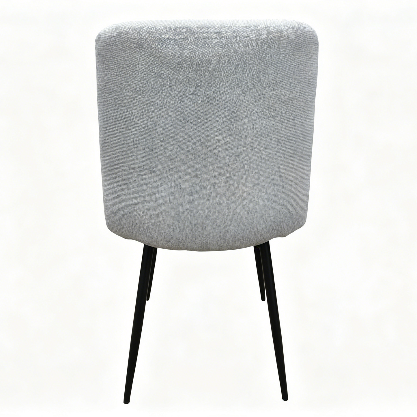 Set de 4 Sillas de Comedor Sorrento, Gris Claro, con Espaldar y Diseño Moderno