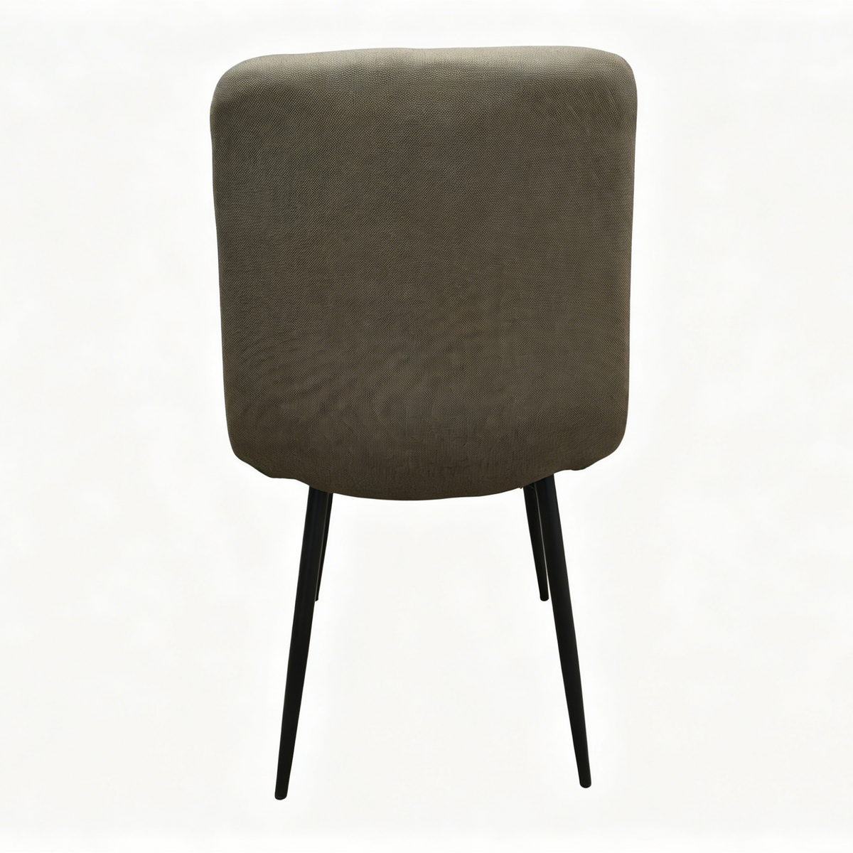 Set de 4 Sillas de Comedor Napoles, Gris Carbón, con Espaldar y Diseño Moderno