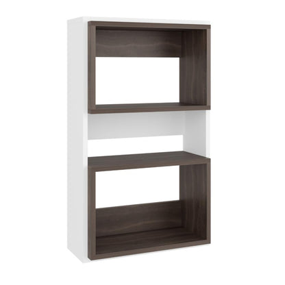 Mueble Auxiliar Muro Baño Eco, Blanco y Milan, con superficies para ubicar objetos