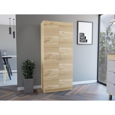 Mueble Alacena Varese Dos Puertas Blanco, Posee Un Estante Adicional En La Puerta Y Cuatro Entrepaños