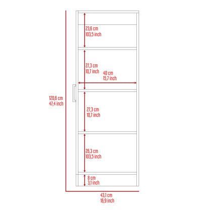 Despensa Belleria Una Puerta, Blanco