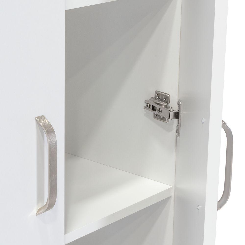 Estante Organizador Wc Dos Puertas Fm 010B, Blanco