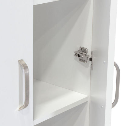 Estante Organizador Wc Dos Puertas Fm 010B, Blanco