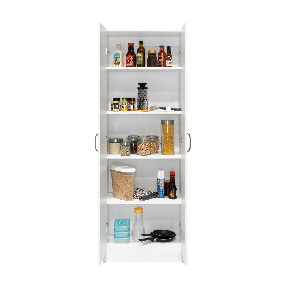 Estante Organizador Wc Dos Puertas Fm 010B, Blanco
