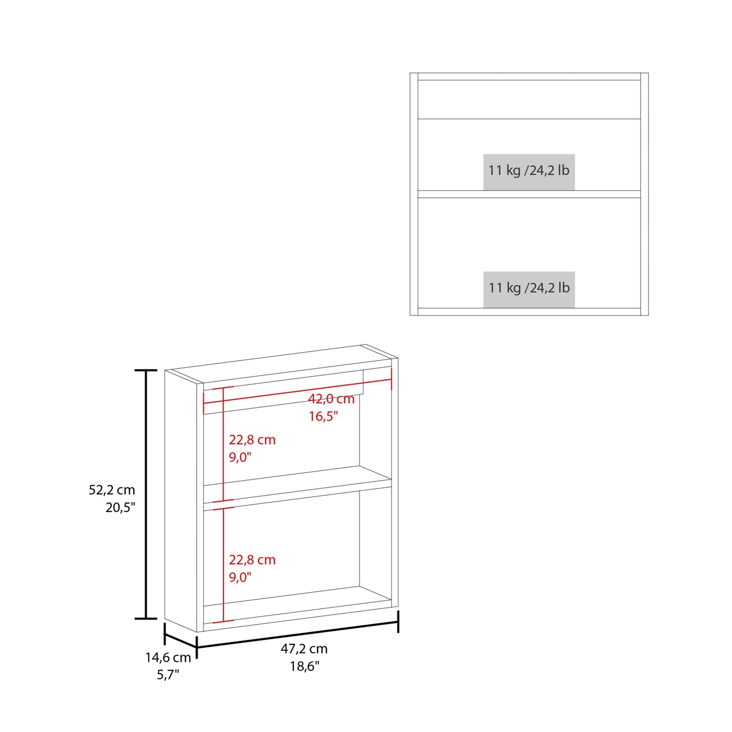 Botiquin  Con Una Puerta  Con Espejo, FM Furniture, Blanco