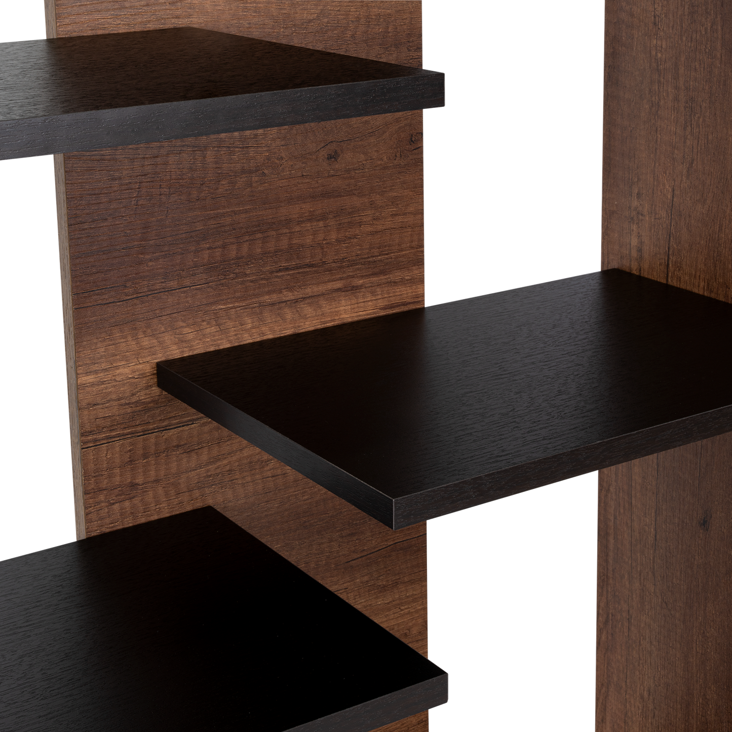 Biblioteca, FM Furniture 003C, Cafe Oscuro Y Negro