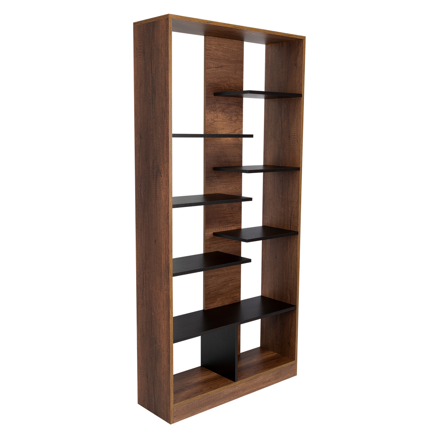 Biblioteca, FM Furniture 003C, Cafe Oscuro Y Negro
