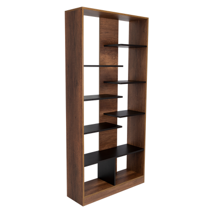Biblioteca, FM Furniture 003C, Cafe Oscuro Y Negro