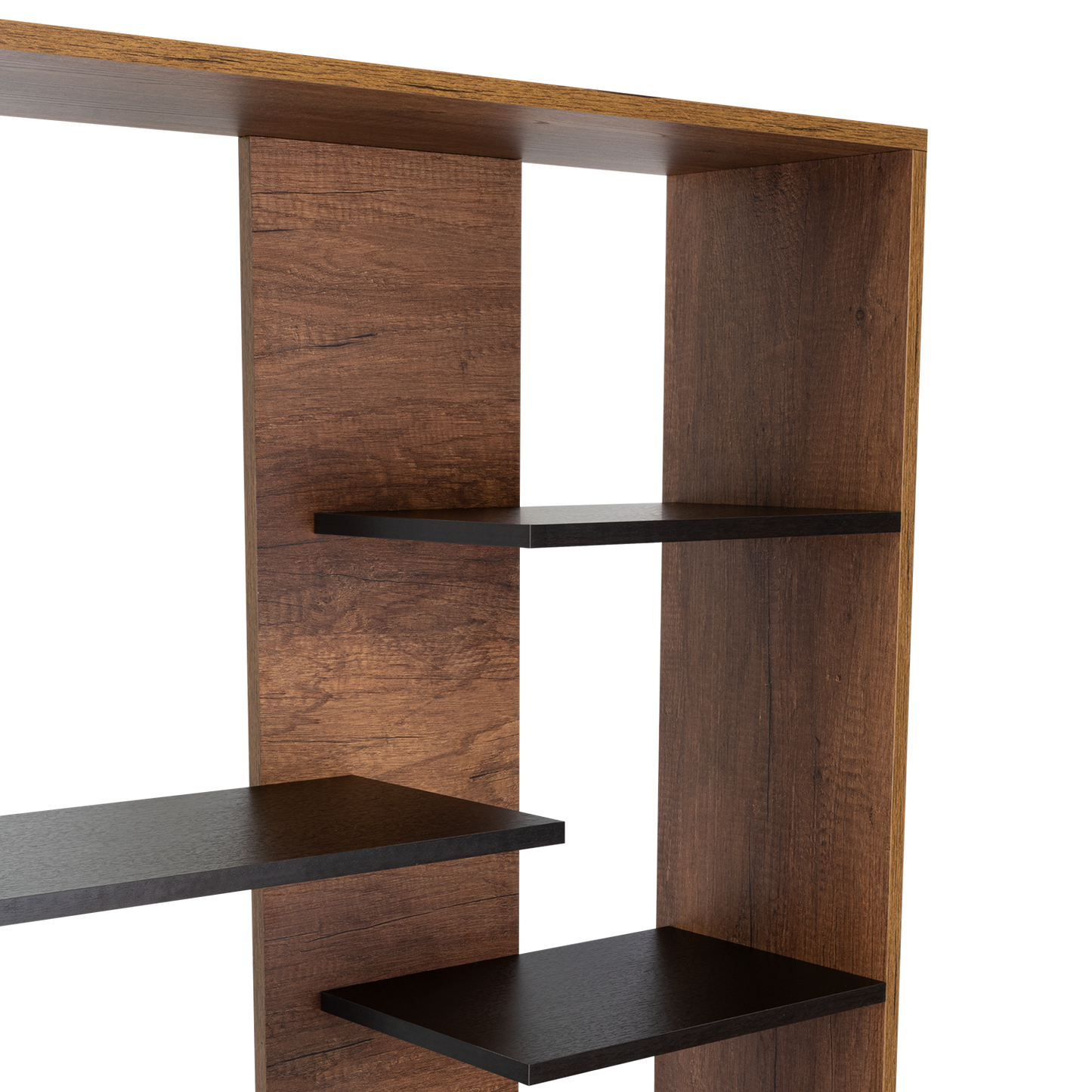 Biblioteca, FM Furniture 003C, Cafe Oscuro Y Negro
