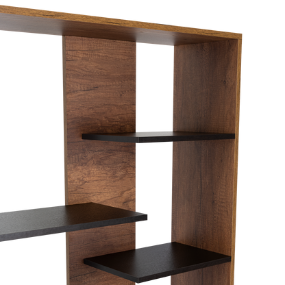 Biblioteca, FM Furniture 003C, Cafe Oscuro Y Negro