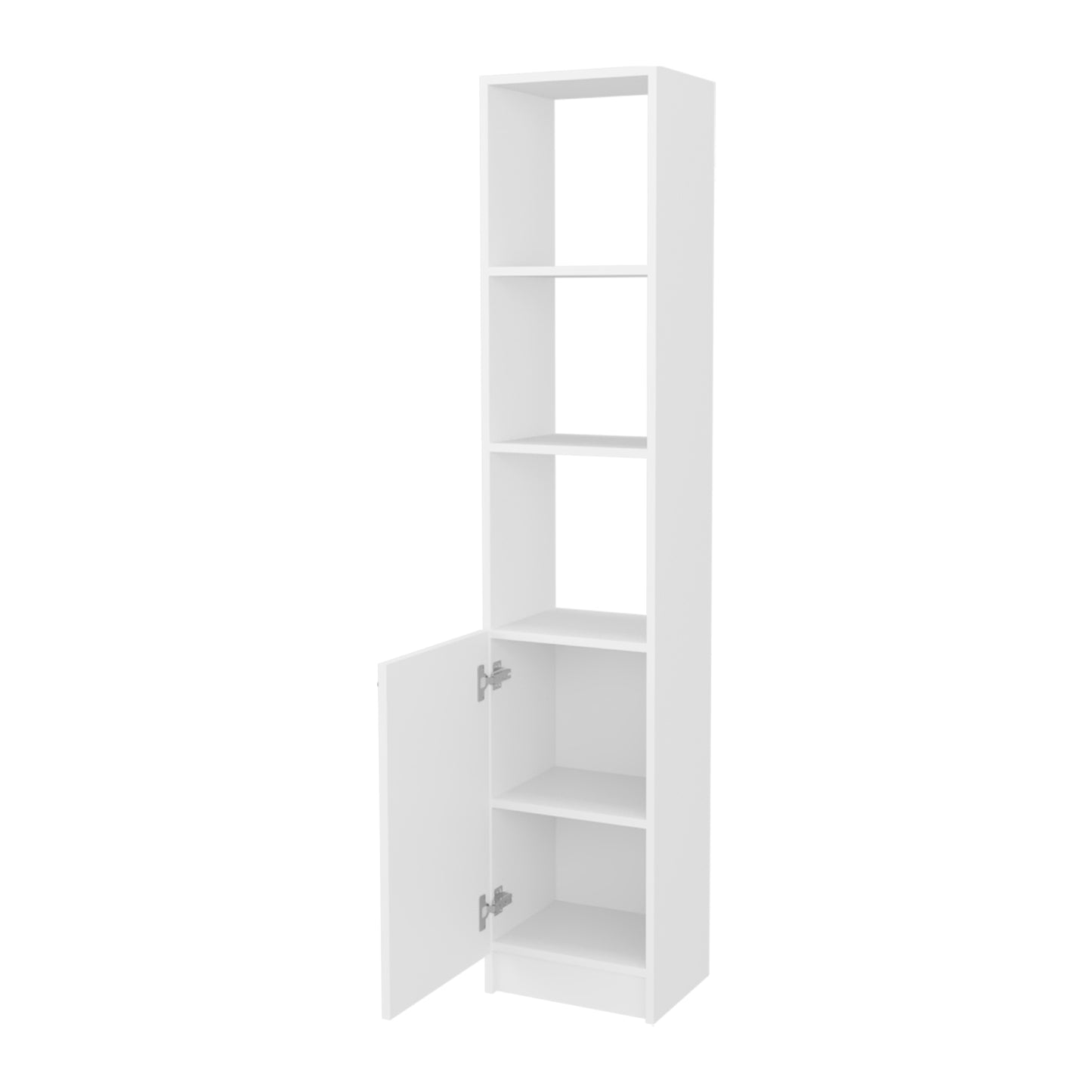 Estante Organizador Baño Una Puerta , FM Furniture, Blanco
