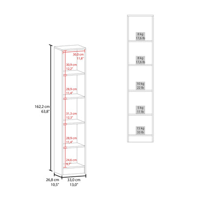 Estante Organizador Baño Una Puerta , FM Furniture, Blanco