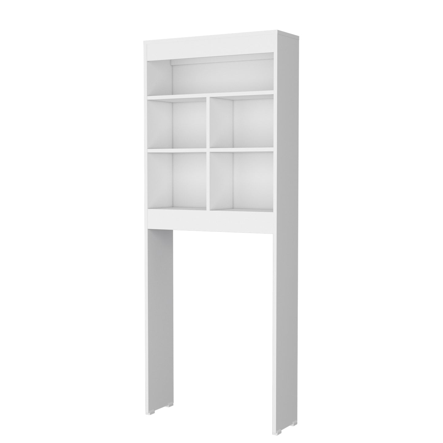 Estante Wc Cinco Repisas, FM Furniture, Blanco