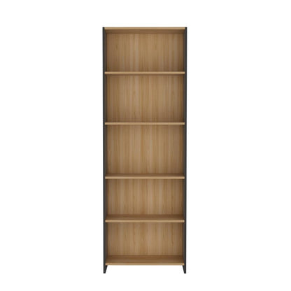 Biblioteca Lisa Eco, Fresno Europeo y Wengue, con Cinco Entrepaños