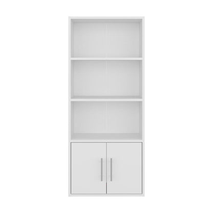 Biblioteca Eco Joy, Blanco, con dos puertas abatibles
