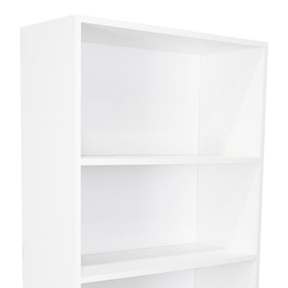 Biblioteca Milán, Blanco Duqueza, con Dos Puertas Abatibles y Cuatro Entrepaños