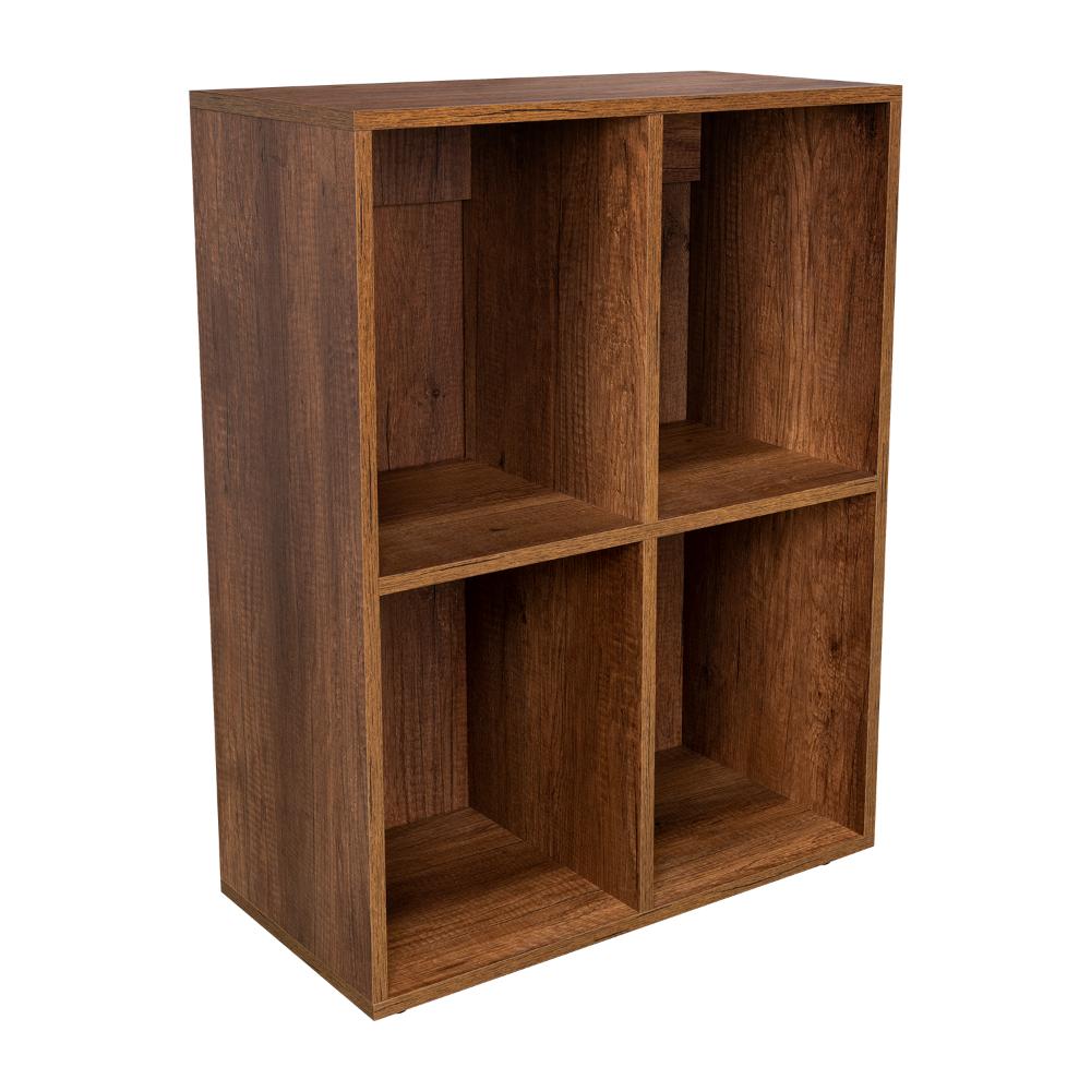Biblioteca Etto, Cobre, con entrepaños para ubicar objetos decorativos