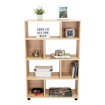 Mueble Biblioteca Organizadora, Café Claro