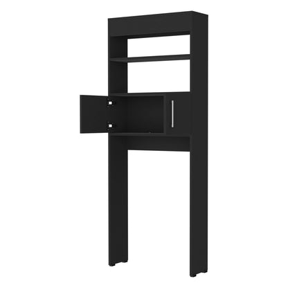 Optimizador De Baño Con Dos Puertas, FM Furniture 008N, Negro