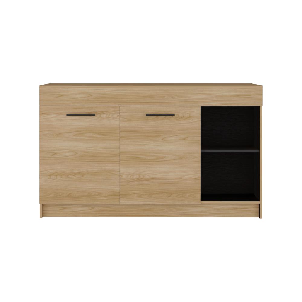 Barra Auxiliar De Cocina Luna Dos Puertas, Milan y Blanco